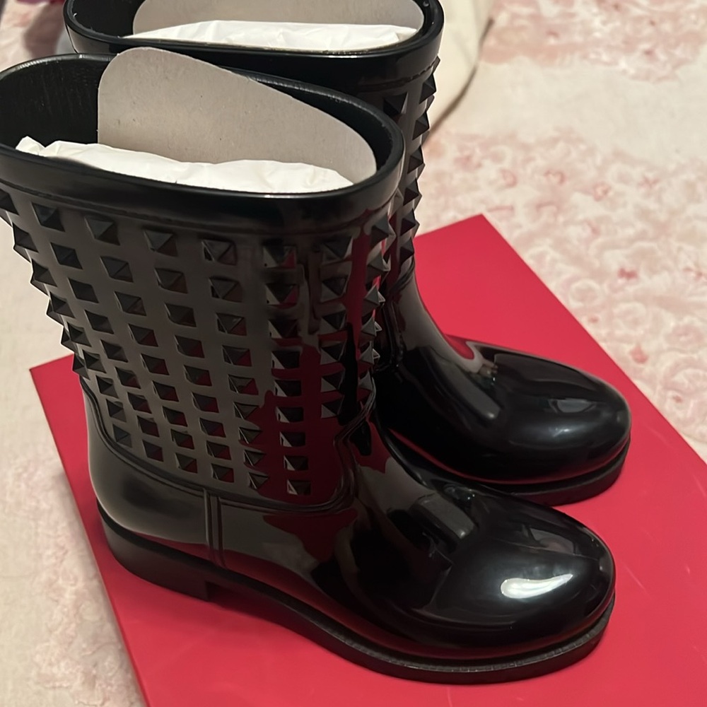Valentino studded rain boots - Picture 9 of 9